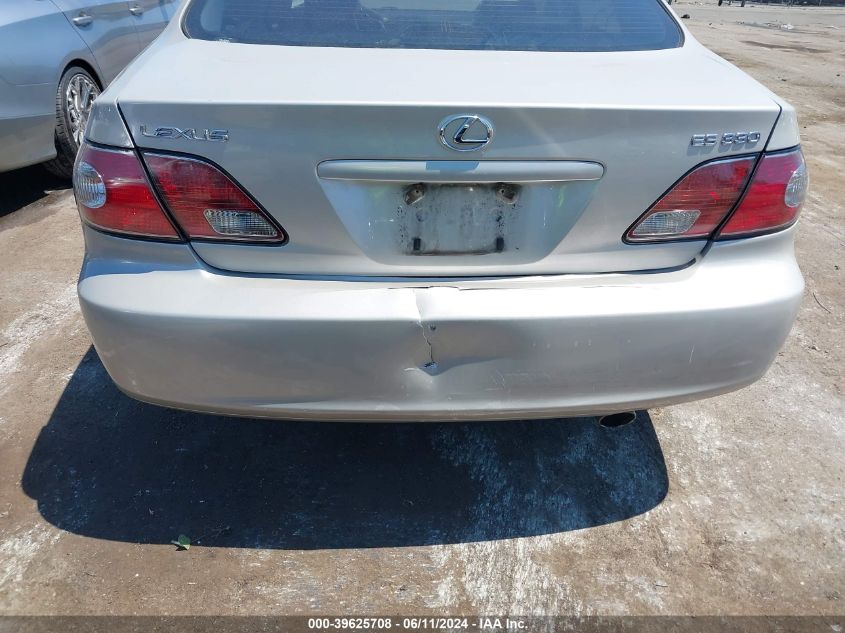 2004 Lexus Es 330 VIN: JTHBA30GX45048231 Lot: 39625708
