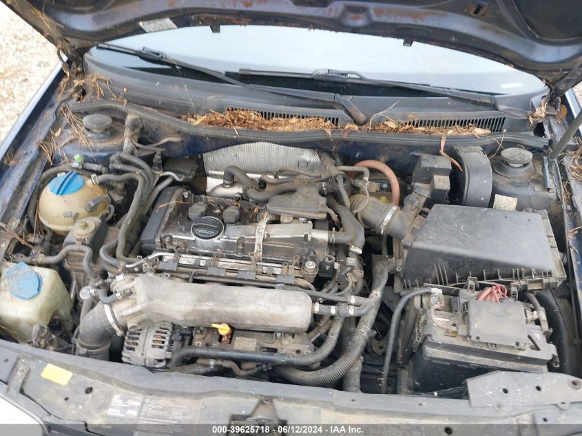 2001 Volkswagen Jetta Wolfsburg VIN: 3VWPD69M61M169866 Lot: 39625718