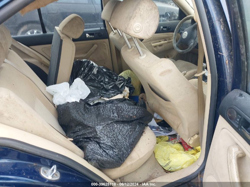 2001 Volkswagen Jetta Wolfsburg VIN: 3VWPD69M61M169866 Lot: 39625718