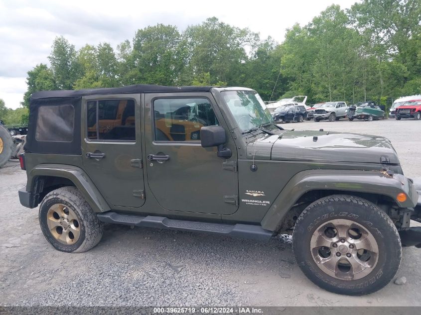 2015 Jeep Wrangler Unlimited Sahara VIN: 1C4BJWEGXFL764928 Lot: 39625719