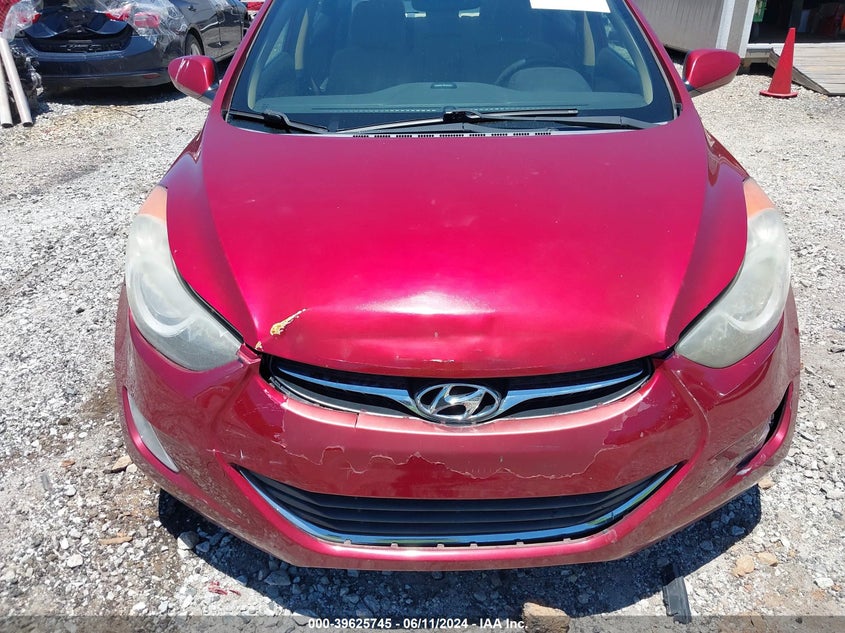 2013 Hyundai Elantra Gls VIN: 5NPDH4AE3DH420484 Lot: 39625745
