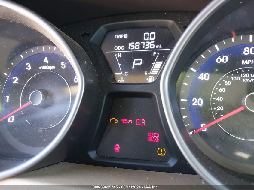 2013 Hyundai Elantra Gls VIN: 5NPDH4AE3DH420484 Lot: 39625745