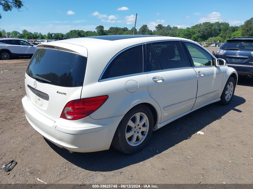 2007 Mercedes-Benz R 350 4Matic VIN: 4JGCB65E37A055279 Lot: 39625748