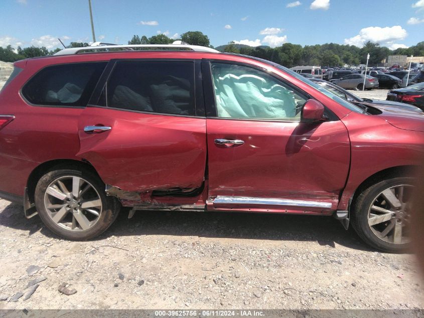 2015 Nissan Pathfinder Platinum VIN: 5N1AR2MM7FC611357 Lot: 39625756