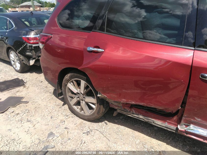 2015 Nissan Pathfinder Platinum VIN: 5N1AR2MM7FC611357 Lot: 39625756