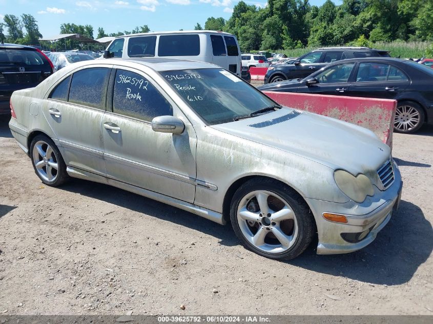 WDBRF52H86A910017 | 2006 MERCEDES-BENZ C 230