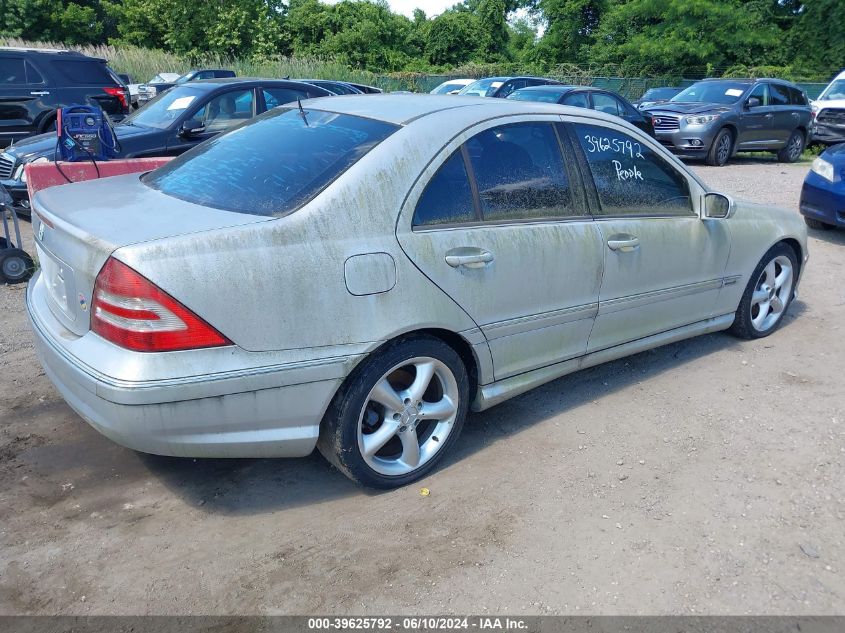 WDBRF52H86A910017 | 2006 MERCEDES-BENZ C 230