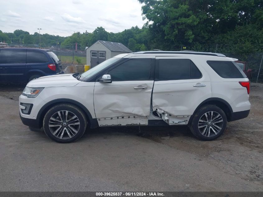 2016 Ford Explorer Platinum VIN: 1FM5K8HT9GGC53649 Lot: 39625837