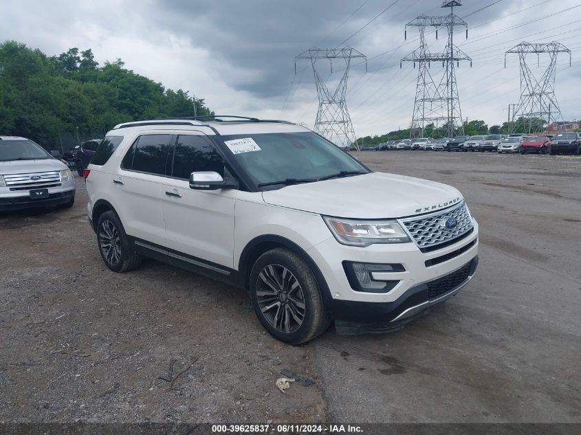 2016 Ford Explorer Platinum VIN: 1FM5K8HT9GGC53649 Lot: 39625837