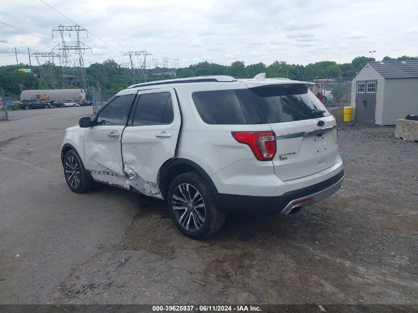 2016 Ford Explorer Platinum VIN: 1FM5K8HT9GGC53649 Lot: 39625837