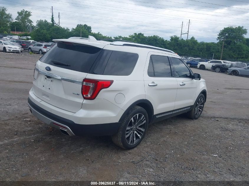 2016 Ford Explorer Platinum VIN: 1FM5K8HT9GGC53649 Lot: 39625837