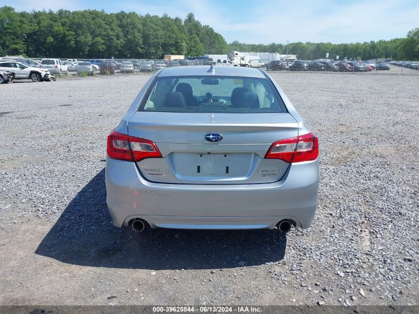 2016 Subaru Legacy 3.6R Limited VIN: 4S3BNEN64G3015968 Lot: 39625844