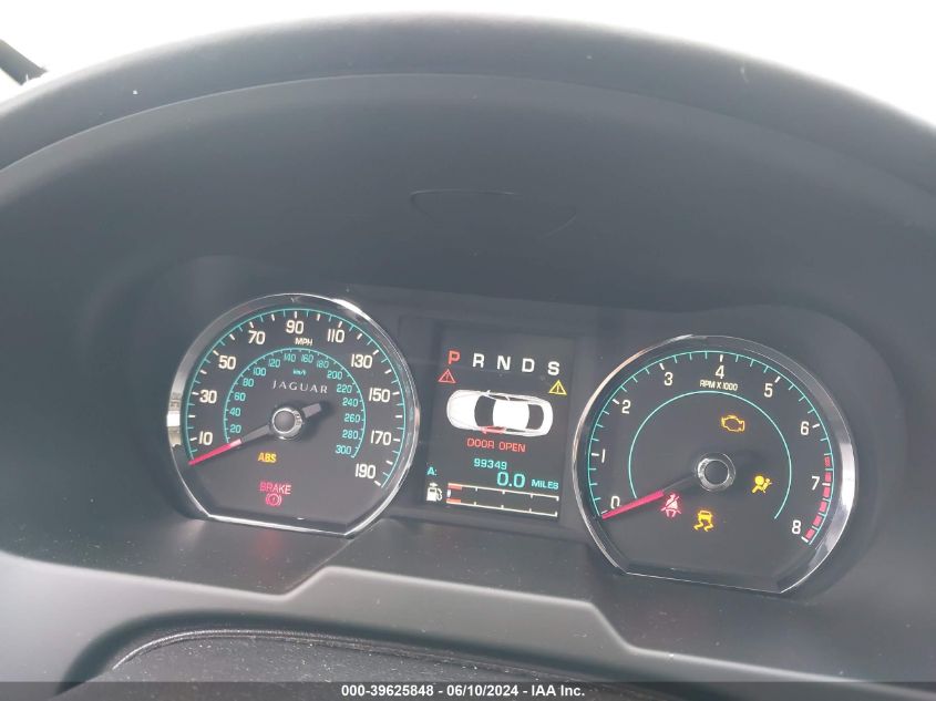 2012 Jaguar Xf Xfr VIN: SAJWA0JCXCMS42762 Lot: 39625848