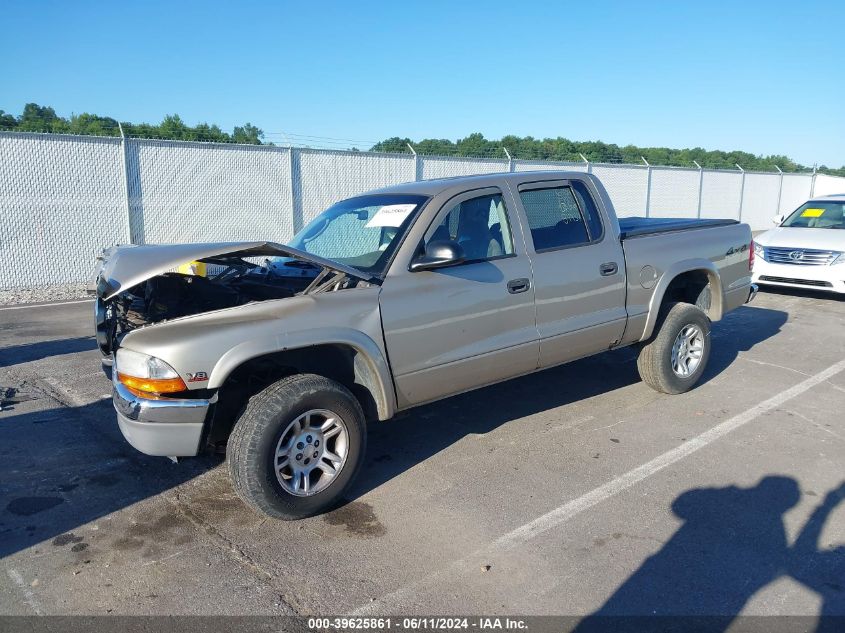 2004 Dodge Dakota Slt VIN: 1D7HG48N94S657448 Lot: 39625861