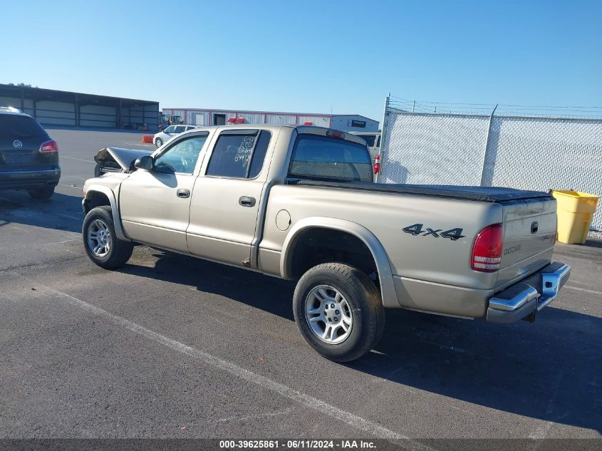 2004 Dodge Dakota Slt VIN: 1D7HG48N94S657448 Lot: 39625861