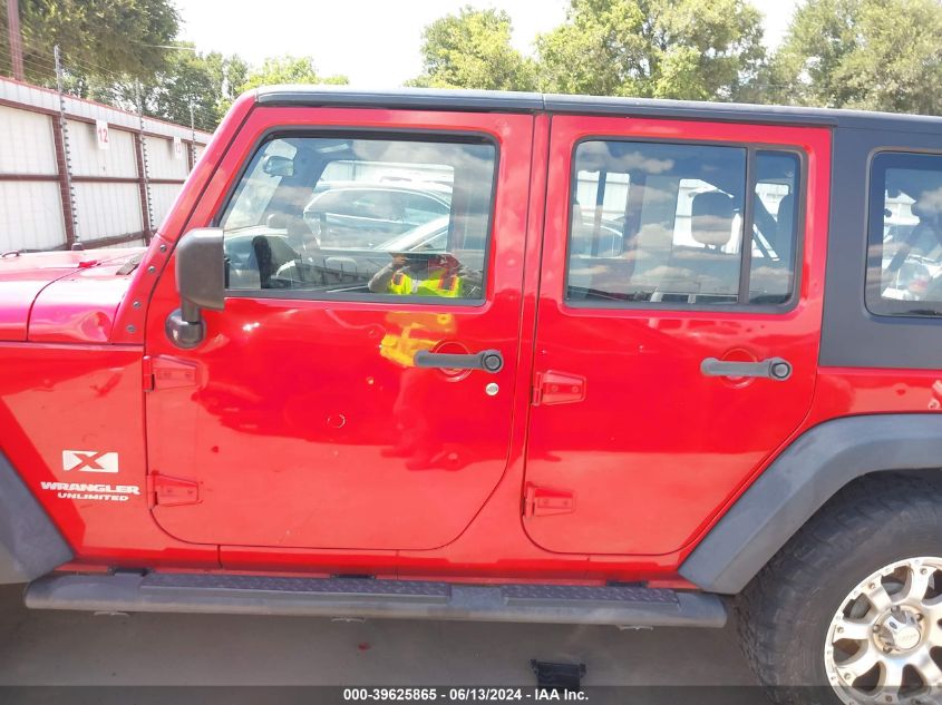 2009 Jeep Wrangler Unlimited X VIN: 1J4GB39109L744077 Lot: 39625865