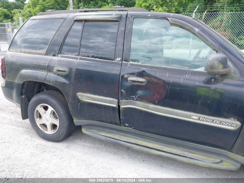 2002 Chevrolet Trailblazer Lt VIN: 1GNDT13S822209514 Lot: 39625878
