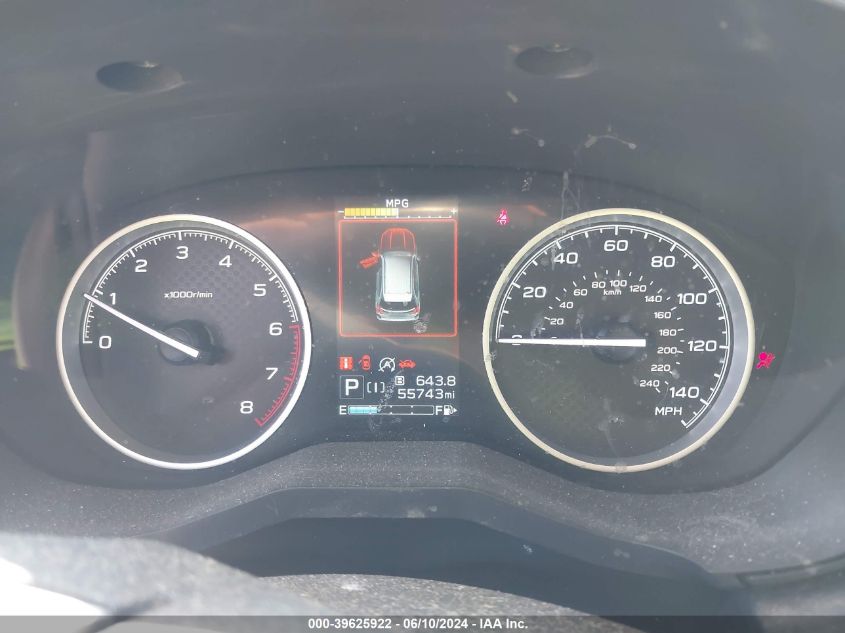 2019 Subaru Forester Premium VIN: JF2SKAEC1KH589822 Lot: 39625922