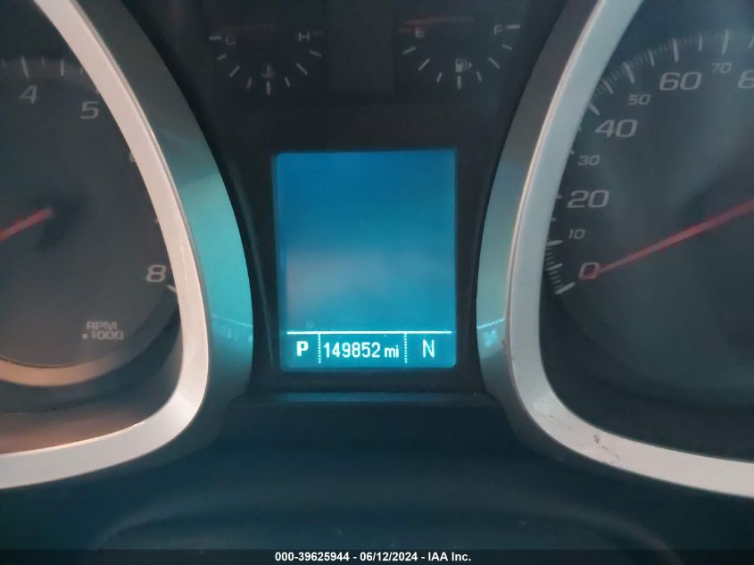 2013 Chevrolet Equinox 1Lt VIN: 2GNALDEK6D6217408 Lot: 39625944