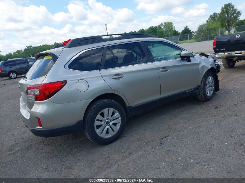 2015 Subaru Outback 2.5I Premium VIN: 4S4BSACC9F3330110 Lot: 39625959