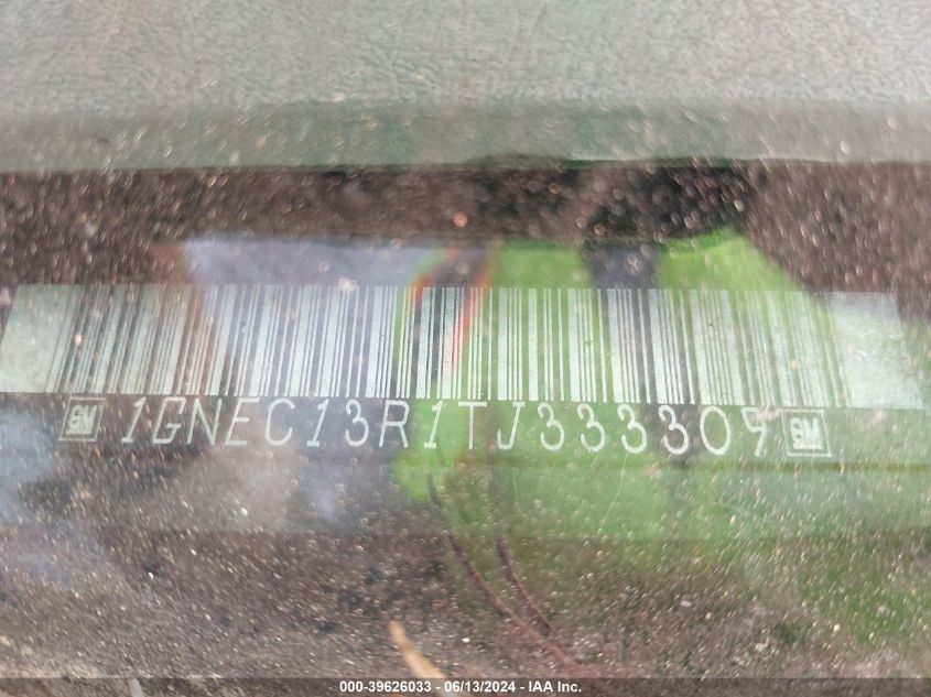 1996 Chevrolet Tahoe C1500 VIN: 1GNEC13R1TJ333309 Lot: 39626033