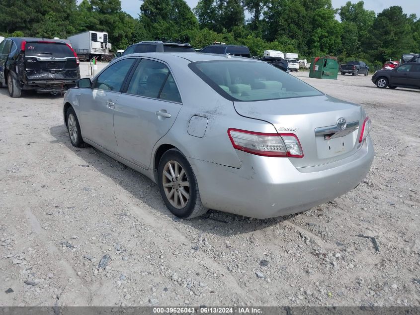 4T1BB3EK8AU111772 | 2010 TOYOTA CAMRY HYBRID