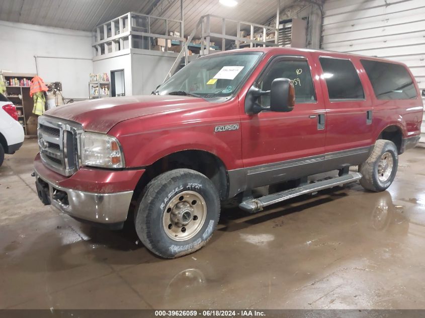 2005 Ford Excursion Xls/Xlt VIN: 1FMNU41S45EB52984 Lot: 39626059