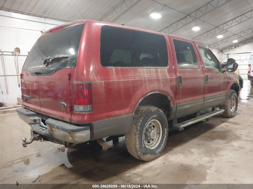 2005 Ford Excursion Xls/Xlt VIN: 1FMNU41S45EB52984 Lot: 39626059