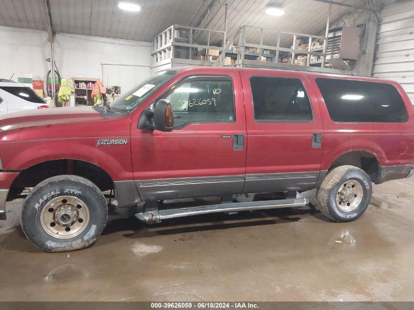 2005 Ford Excursion Xls/Xlt VIN: 1FMNU41S45EB52984 Lot: 39626059