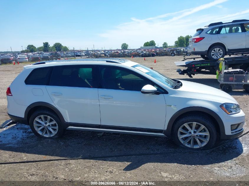 2017 Volkswagen Golf Alltrack Tsi S/Tsi Se/Tsi Sel VIN: 3VWH17AU6HM518808 Lot: 39626066