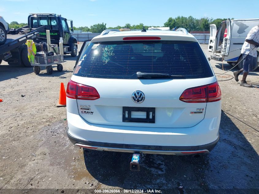 2017 Volkswagen Golf Alltrack Tsi S/Tsi Se/Tsi Sel VIN: 3VWH17AU6HM518808 Lot: 39626066