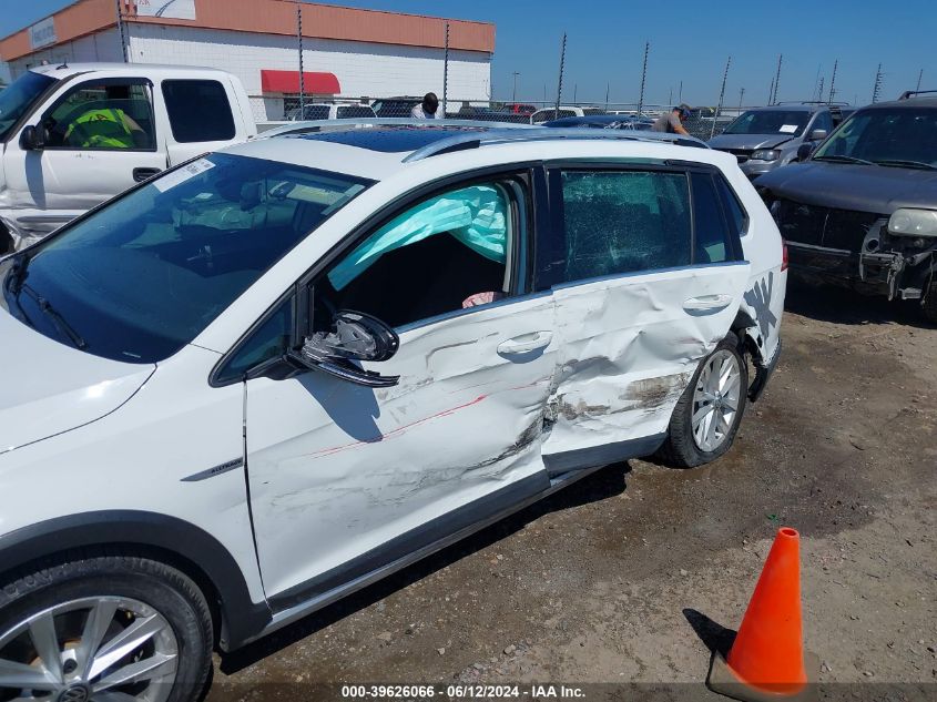 2017 Volkswagen Golf Alltrack Tsi S/Tsi Se/Tsi Sel VIN: 3VWH17AU6HM518808 Lot: 39626066