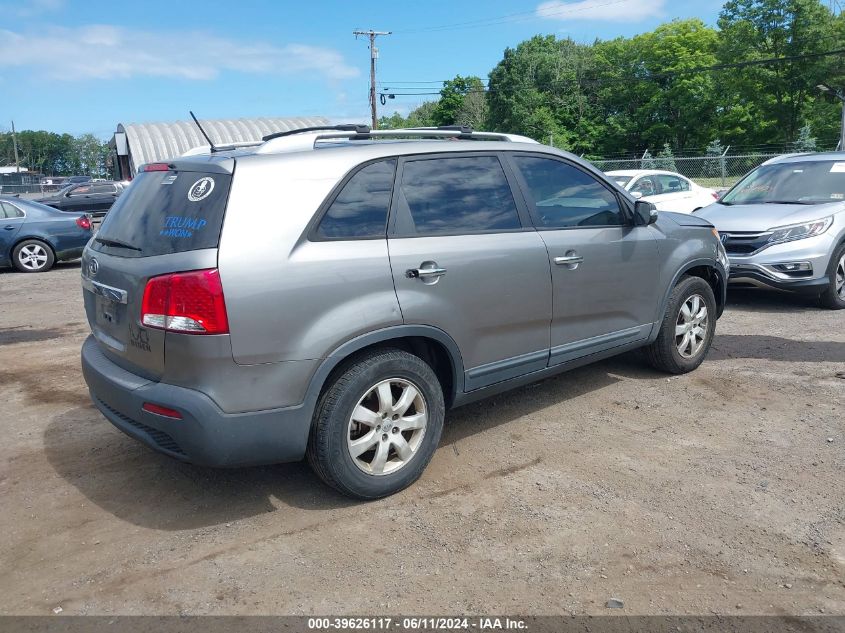 2012 Kia Sorento Lx VIN: 5XYKT3A65CG239272 Lot: 39626117