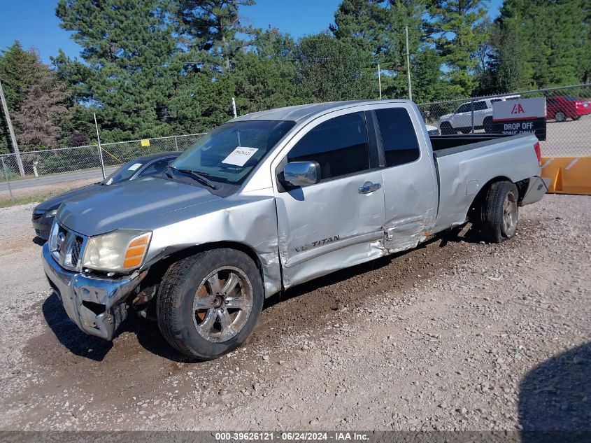 2005 Nissan Titan Se VIN: 1N6BA06A95N565909 Lot: 39626121