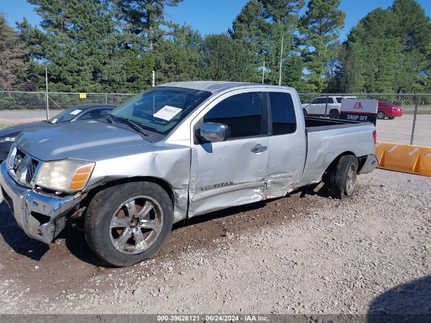 2005 Nissan Titan Se VIN: 1N6BA06A95N565909 Lot: 39626121