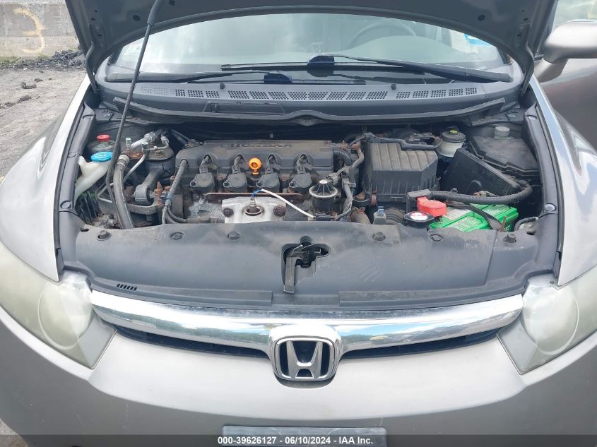 2008 Honda Civic Lx VIN: 2HGFA15548H324854 Lot: 39626127