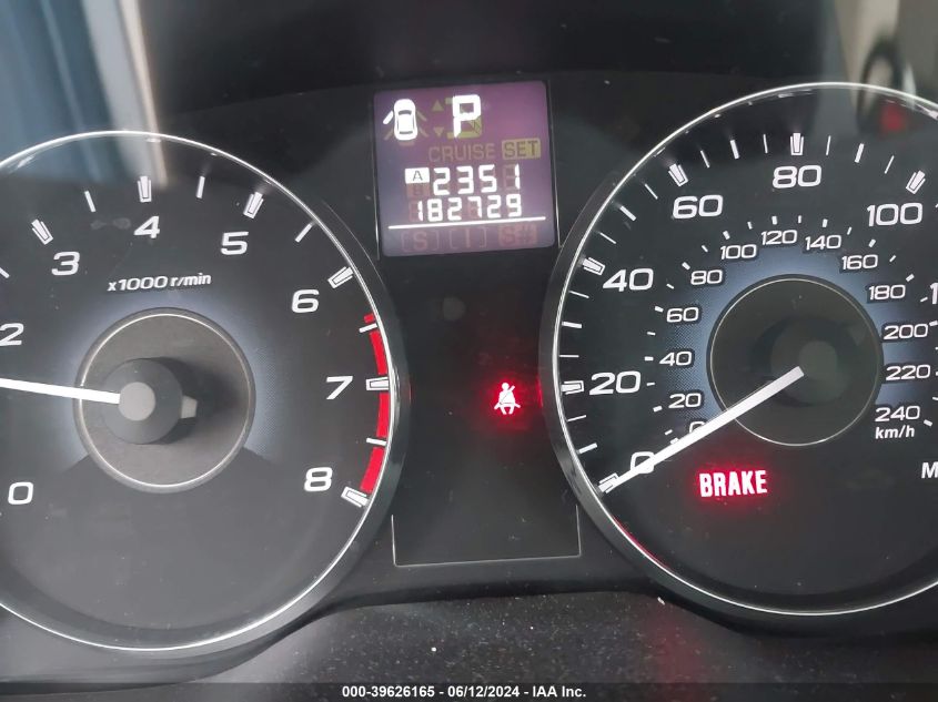 2012 Subaru Outback 2.5I VIN: 4S4BRCACXC3284812 Lot: 39626165