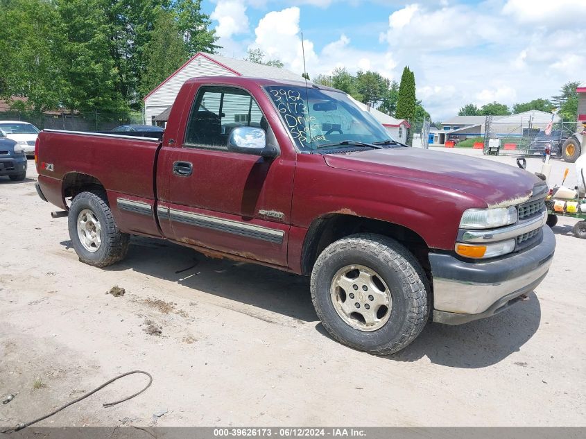 2001 Chevrolet Silverado 1500 Ls VIN: 1GCEK14V11Z261341 Lot: 39626173