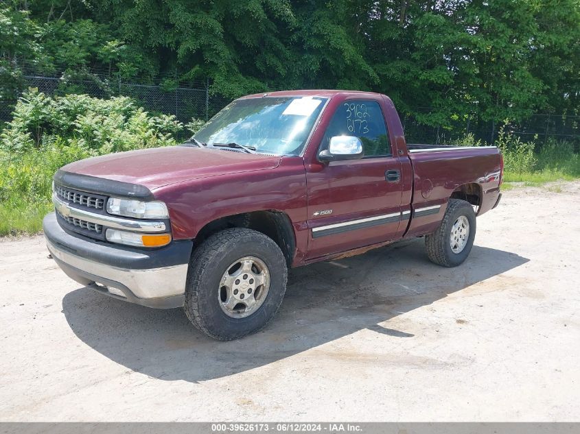 2001 Chevrolet Silverado 1500 Ls VIN: 1GCEK14V11Z261341 Lot: 39626173