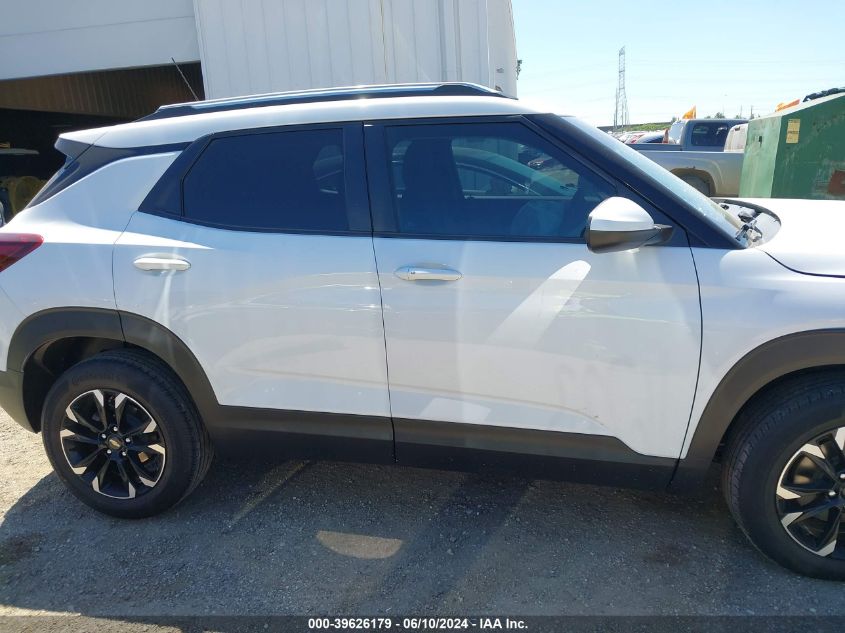 2022 Chevrolet Trailblazer Fwd Lt VIN: KL79MPSL9NB039528 Lot: 39626179