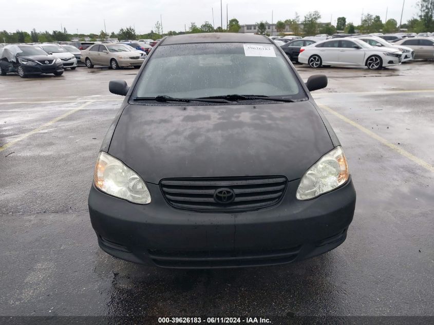 2003 Toyota Corolla Le VIN: 1NXBR32E03Z138414 Lot: 39626183