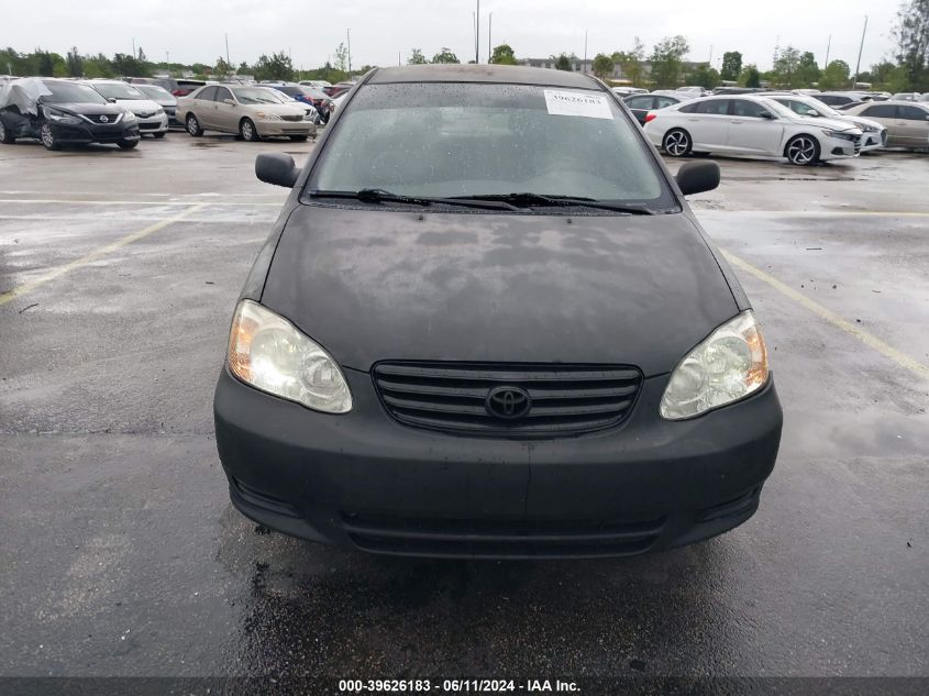 2003 Toyota Corolla Le VIN: 1NXBR32E03Z138414 Lot: 39626183