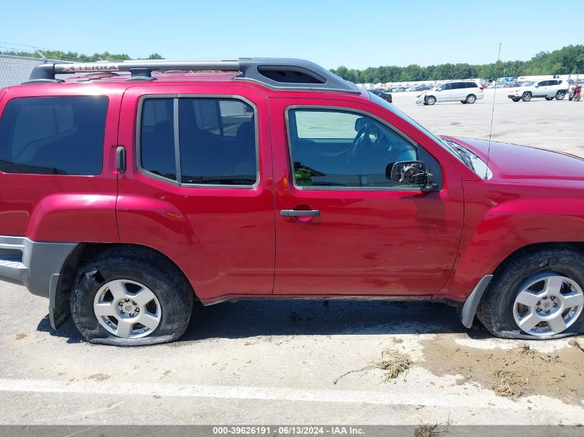 2008 Nissan Xterra S VIN: 5N1AN08WX8C507296 Lot: 39626191