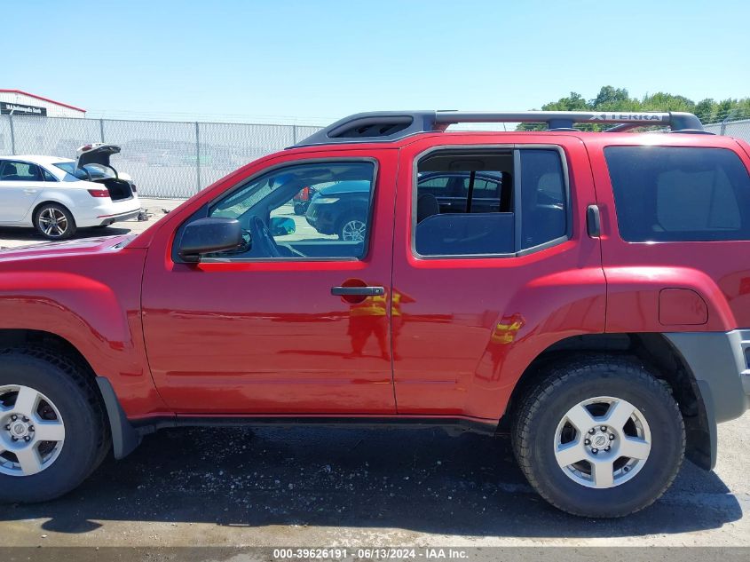 2008 Nissan Xterra S VIN: 5N1AN08WX8C507296 Lot: 39626191