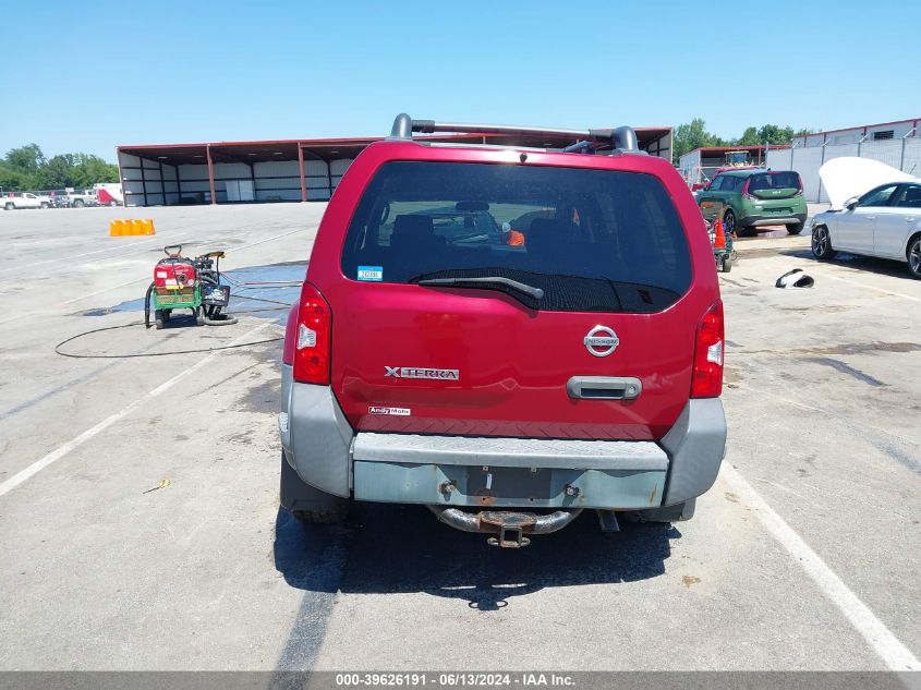 2008 Nissan Xterra S VIN: 5N1AN08WX8C507296 Lot: 39626191