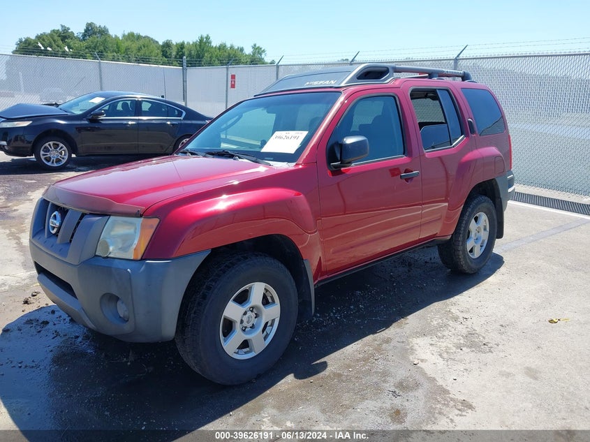 2008 Nissan Xterra S VIN: 5N1AN08WX8C507296 Lot: 39626191