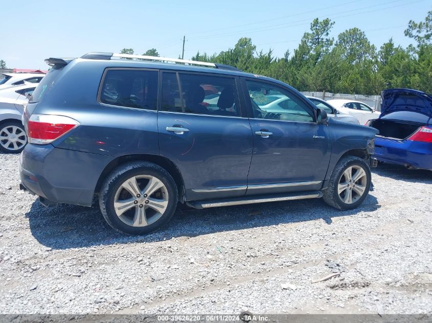 2012 Toyota Highlander Limited V6 VIN: 5TDYK3EH1CS076969 Lot: 39626220