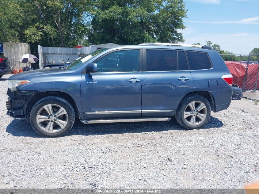 2012 Toyota Highlander Limited V6 VIN: 5TDYK3EH1CS076969 Lot: 39626220
