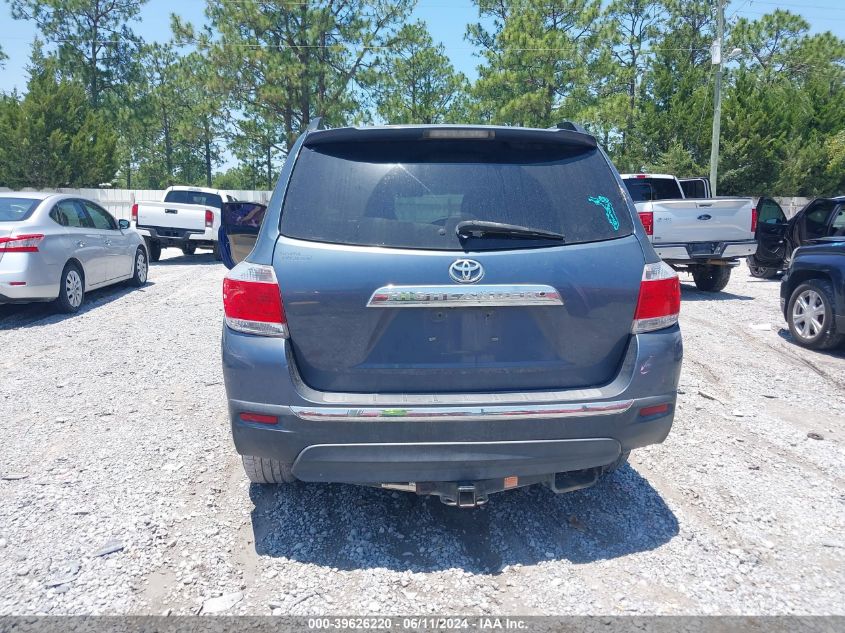 2012 Toyota Highlander Limited V6 VIN: 5TDYK3EH1CS076969 Lot: 39626220