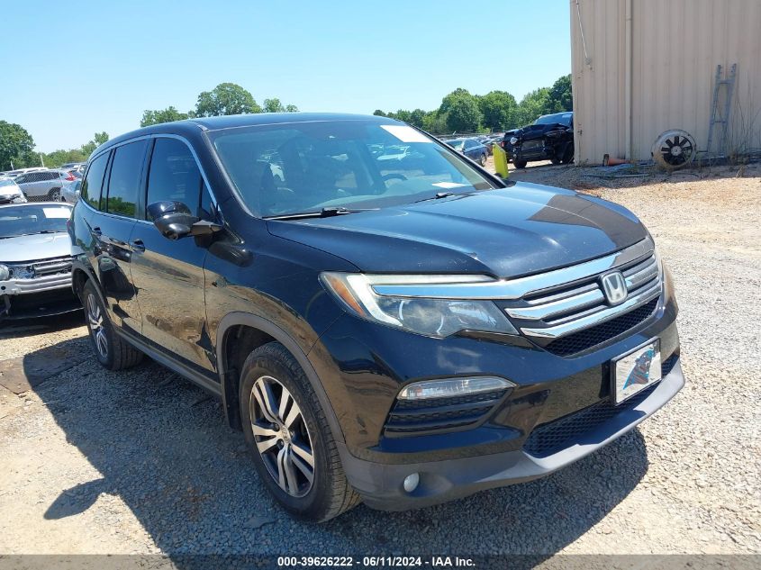 2016 Honda Pilot Ex-L VIN: 5FNYF5H66GB015850 Lot: 39626222